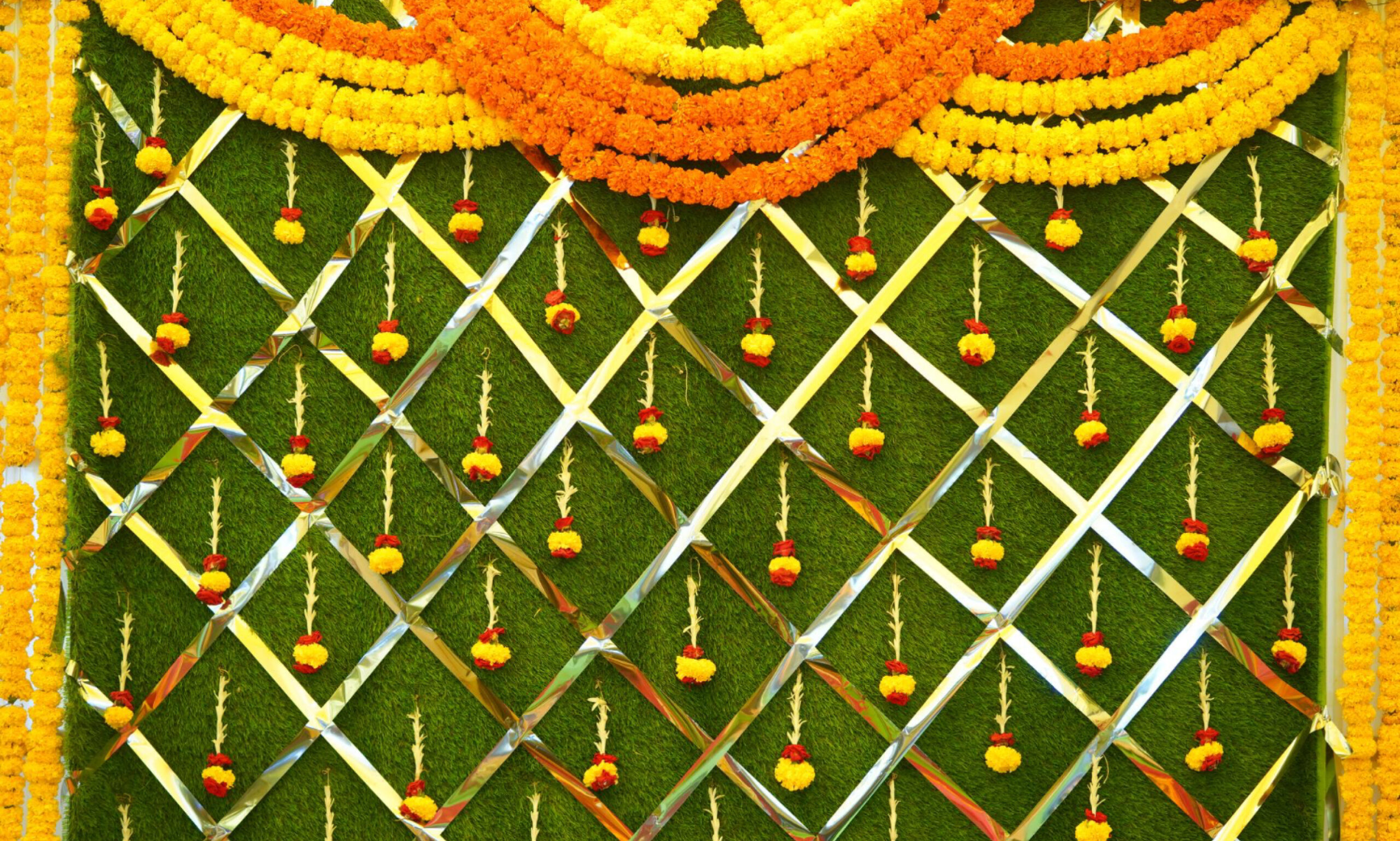 Festive Backdrop for Rakhi Ceremony